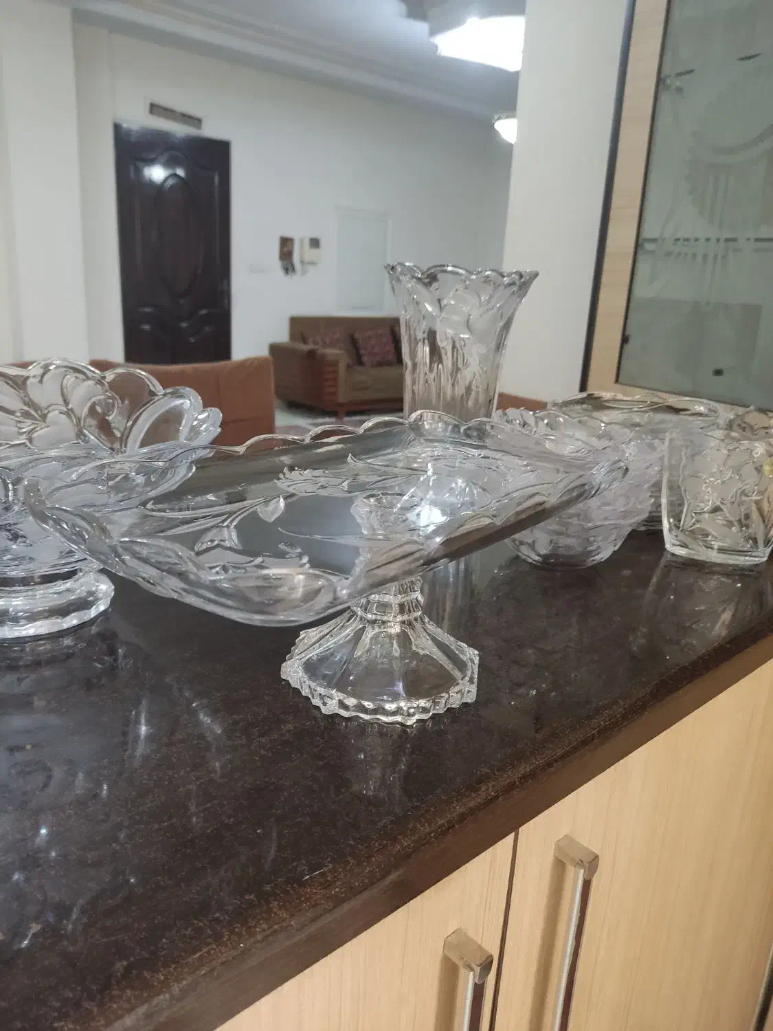 سرویس کریستال ۶نفره|ظروف سرو و پذیرایی|تهران, شهرک طالقانی|دیوار