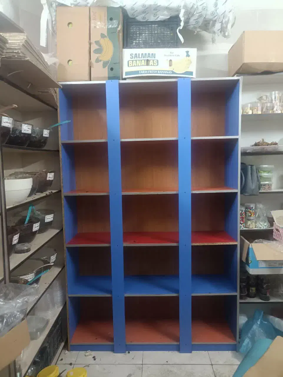 کتابخانه بزرگ و جا دار|کتابخانه، شلف، قفسه‌های دیواری|قم, علی آباد سعدگان|دیوار