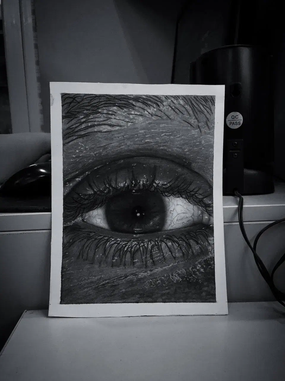 سفارش نقاشی سیاه قلم|تابلو، نقاشی، عکس|قم, شهرک قدس|دیوار