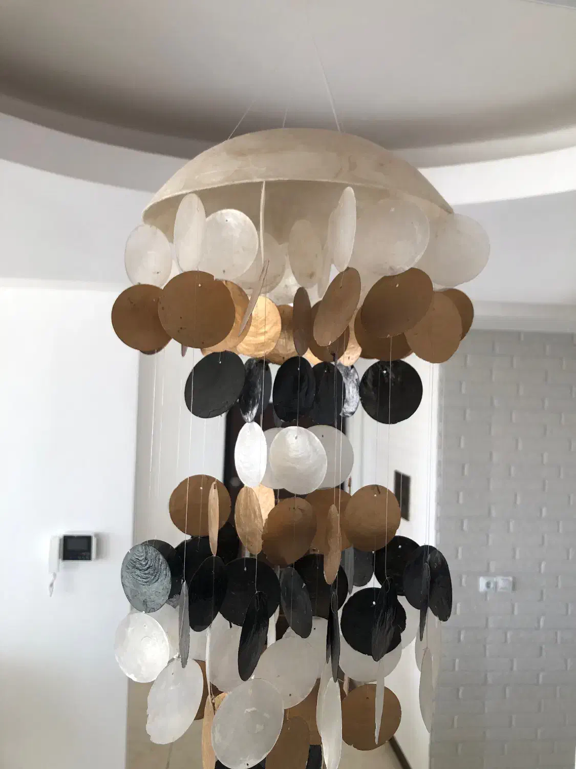 لوستر صدف طبیعی|لوستر و چراغ آویز|کرمان, |دیوار