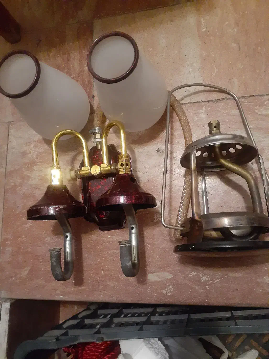 چراغ گازی|لوستر و چراغ آویز|تبریز, |دیوار