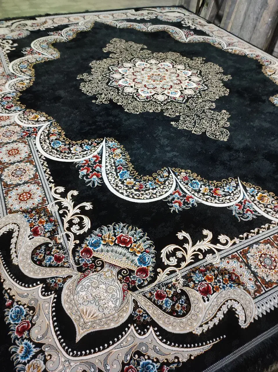 فرش شاهکار نمونه قیمت تخفیفی|فرش|آران و بیدگل, |دیوار