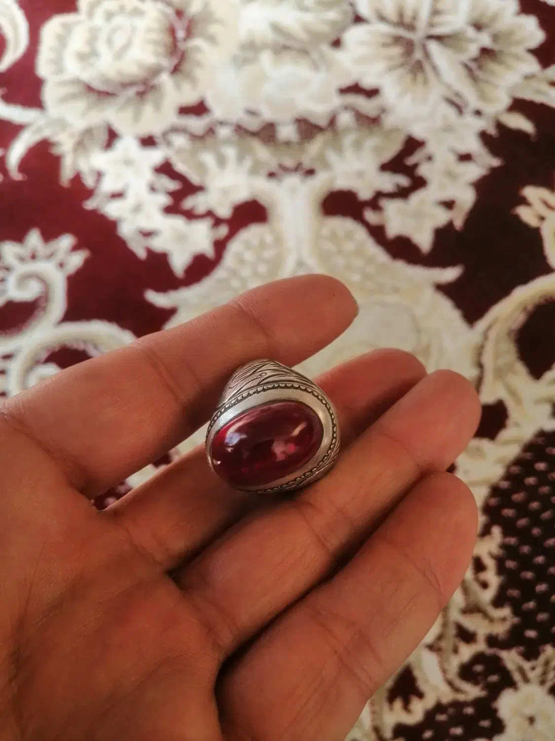 انگشتر نقره 24 گرم|زیورآلات و اکسسوری|فریمان, |دیوار