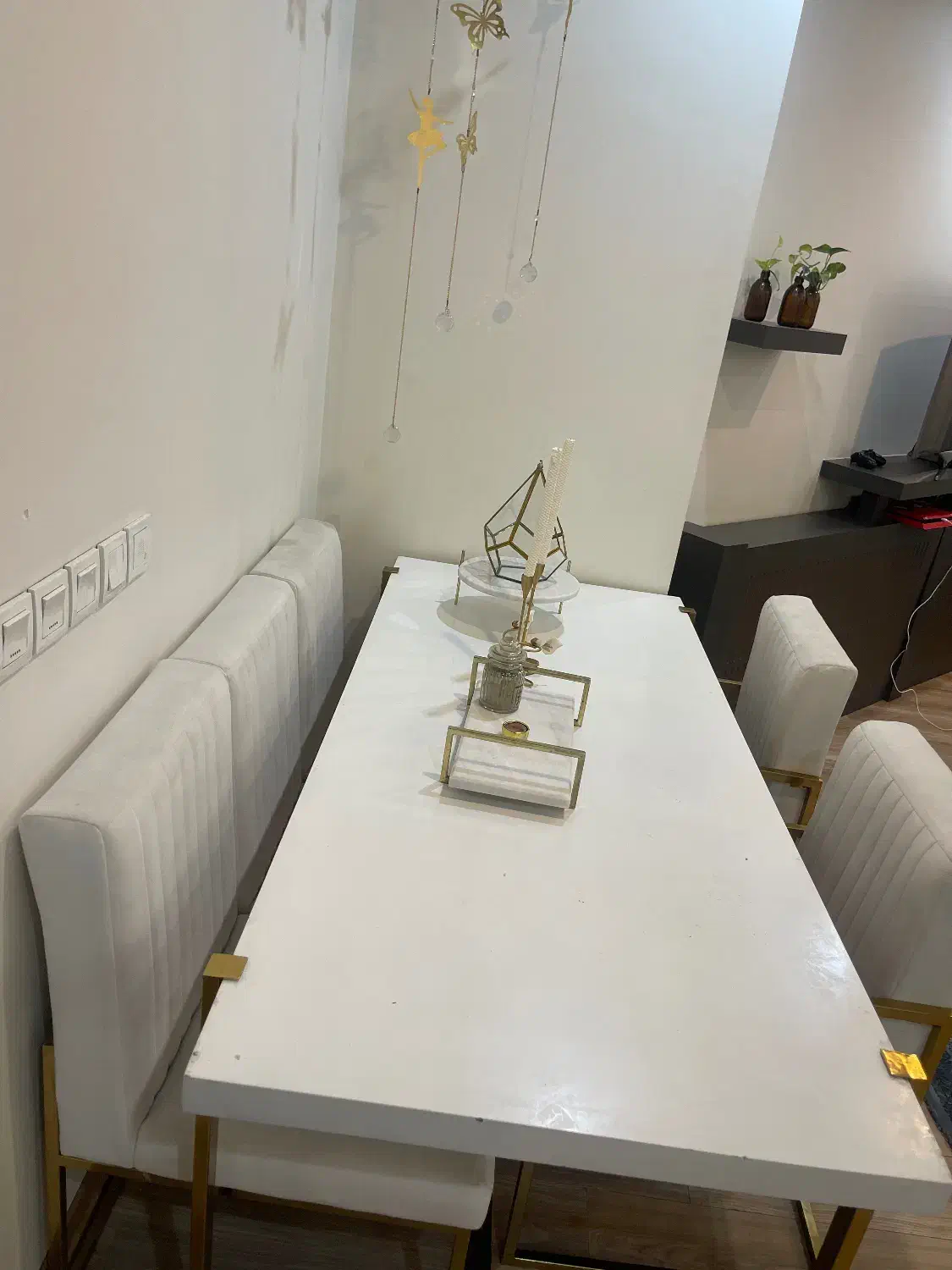 ست نهارخوری فوق العاده لوکس مینمیال و استیل|میز و صندلی غذاخوری|تهران, شهرک چیتگر|دیوار