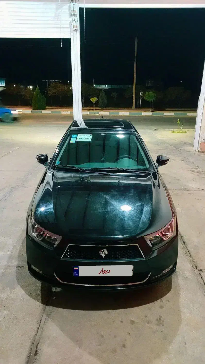 دنا مشکی آبنوس، اپشنال ،فول.مدل 402 ولی پلاک 403|خودرو سواری و وانت|زرقان, |دیوار