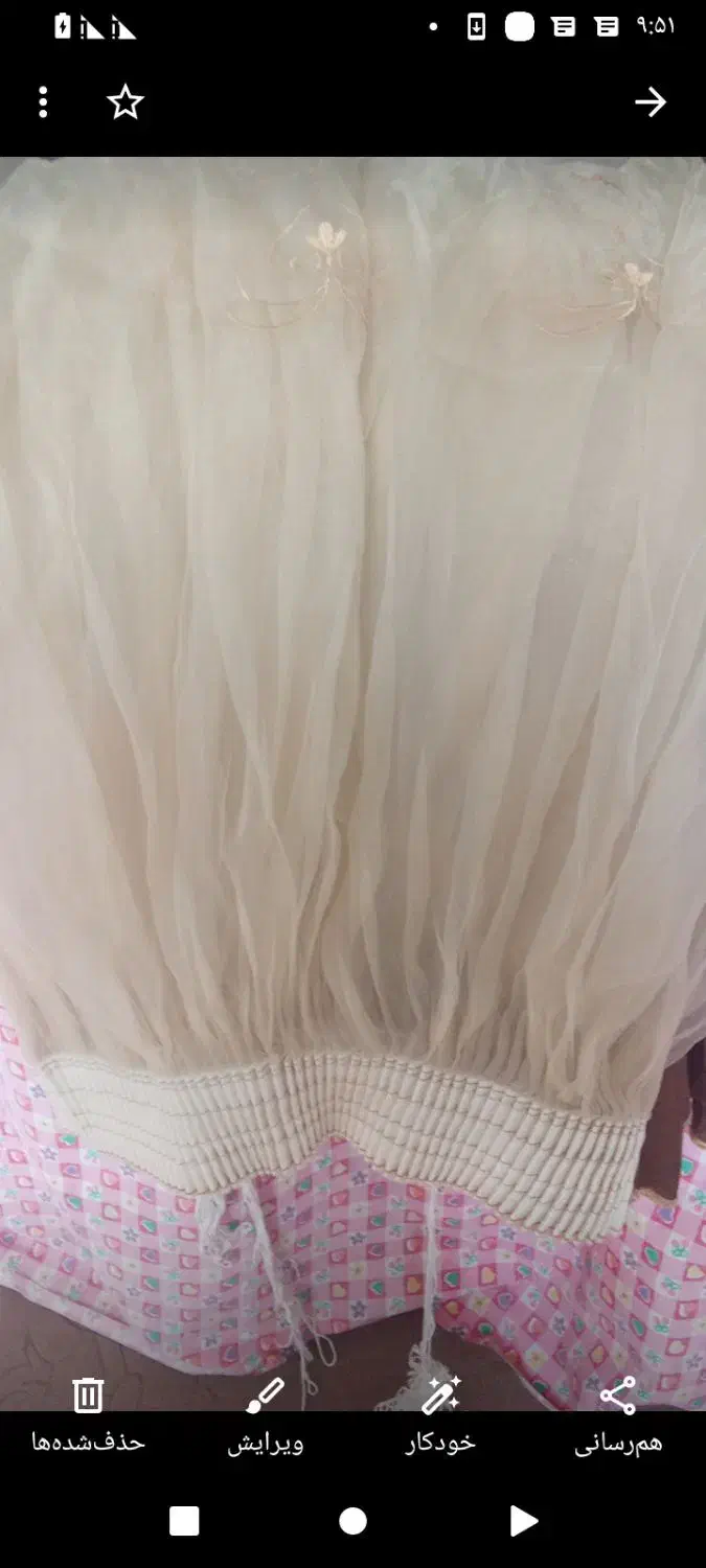 پرده حریرشیشه|پرده، رانر، رومیزی|نیشابور, مازول|دیوار