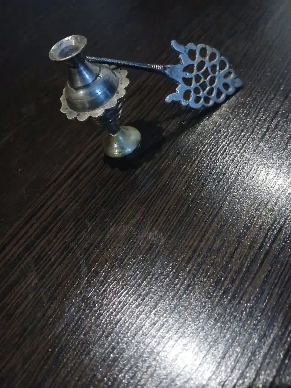 سرمه دان برنج قدیمی|کلکسیون اشیاء عتیقه|مشهد, شاهد (شهرک غرب)|دیوار