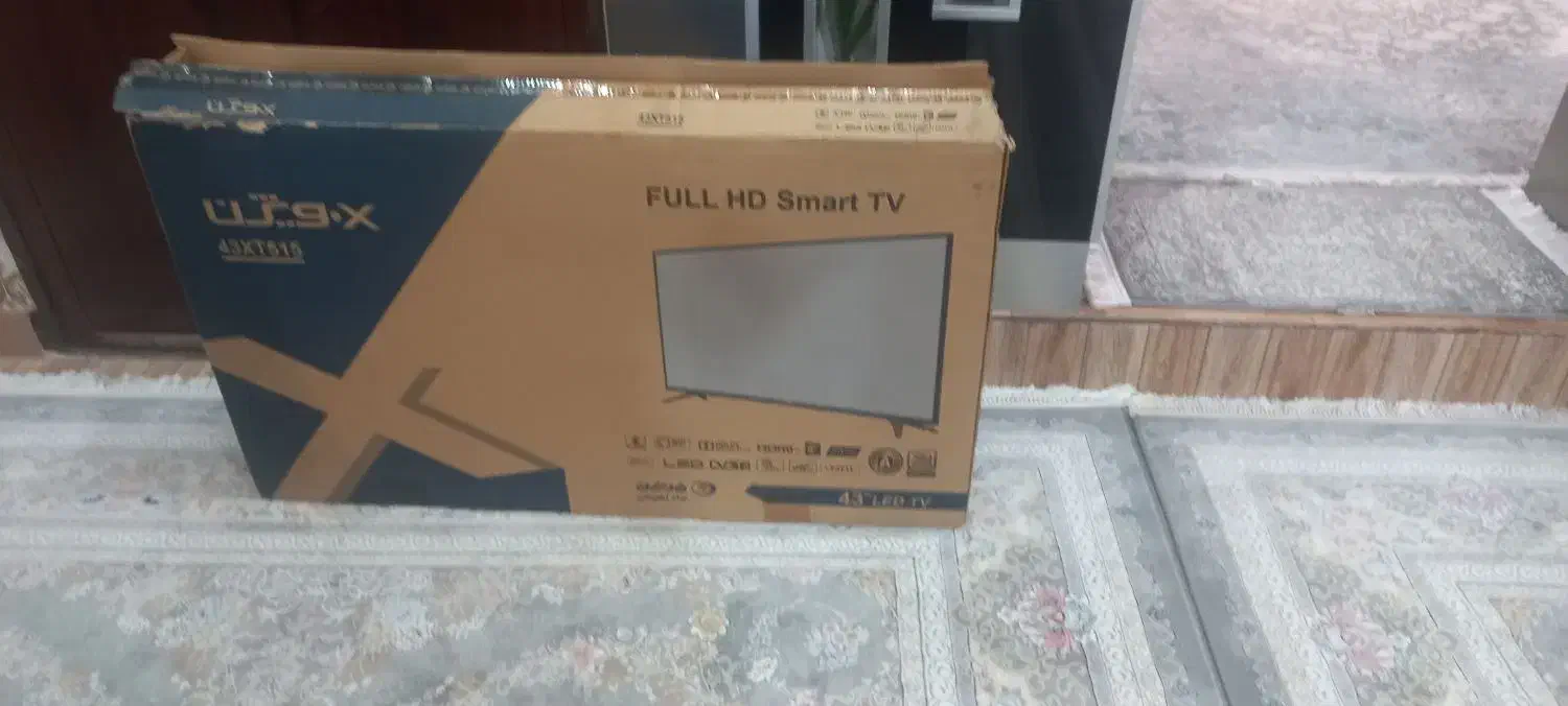 ال ای دی ایکس ویژن ۴۳اینچ اسمارت وهوشمنده|تلویزیون و پروژکتور|مشکیندشت, |دیوار