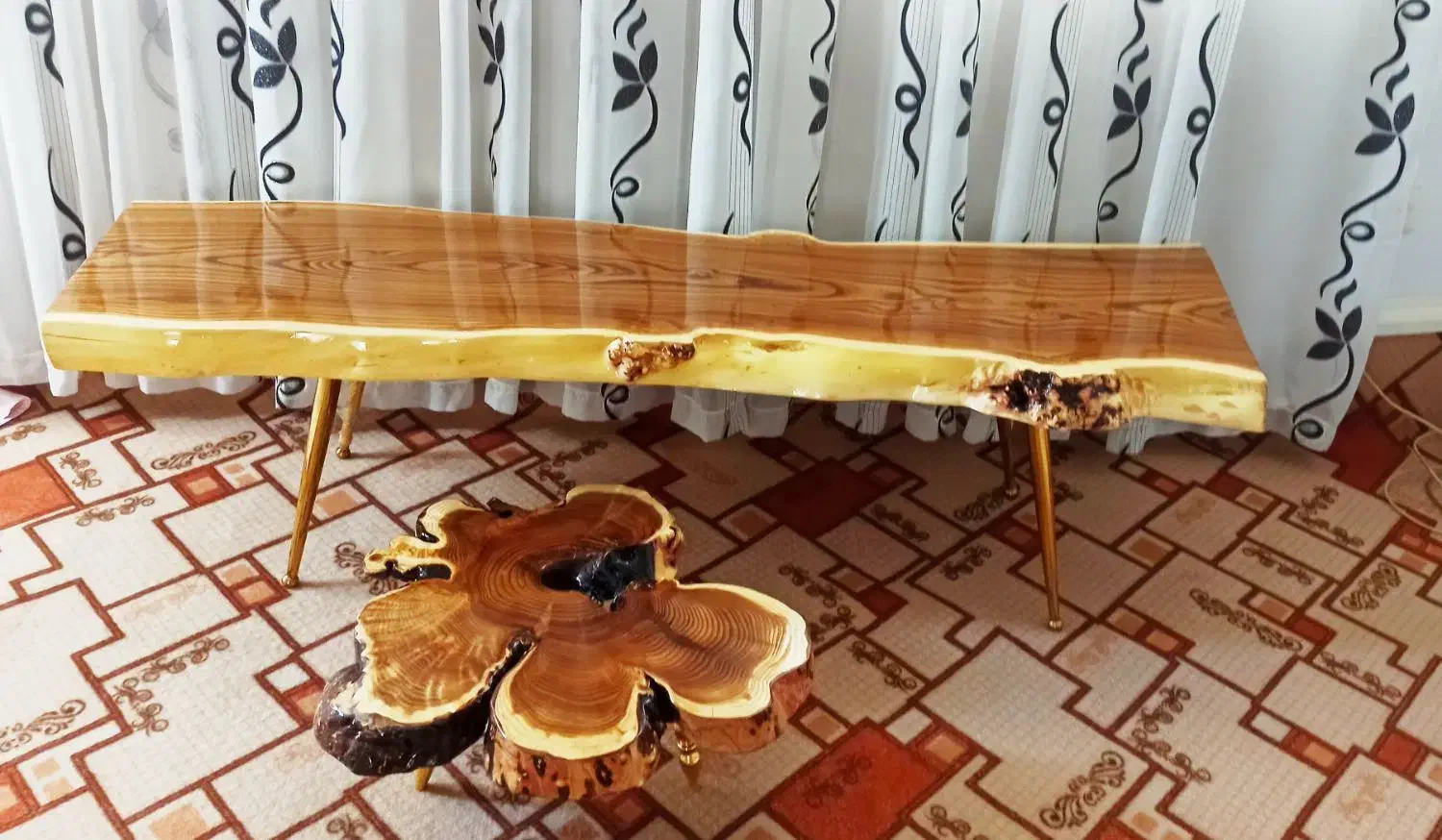 انواع کار چوب با رزین اپوکسی|خدمات پیشه و مهارت|بروجرد, |دیوار