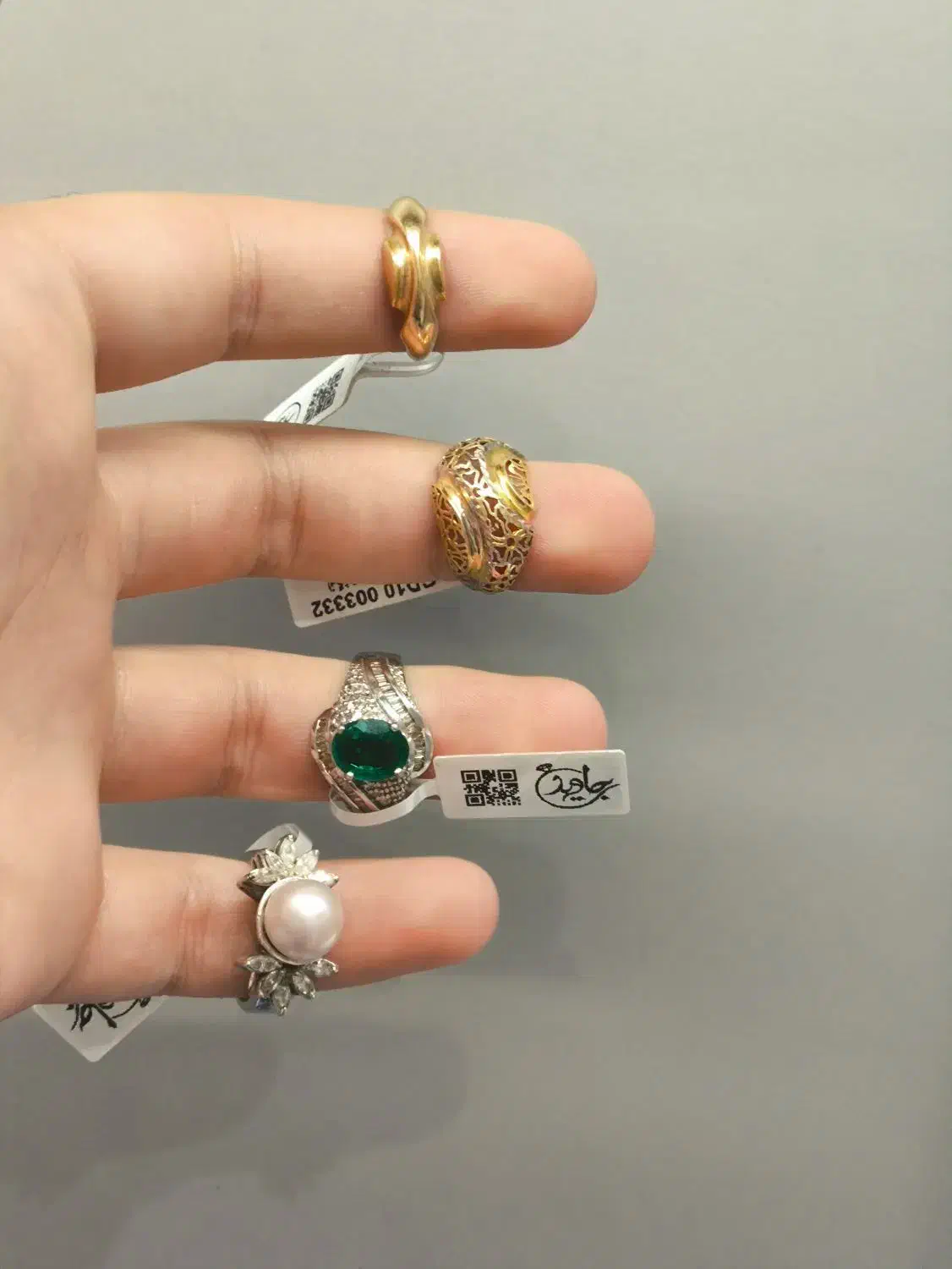 انواع نمونه های مختلف انگشتر مستعمل در حد نو|جواهرات|مشهد, انقلاب|دیوار