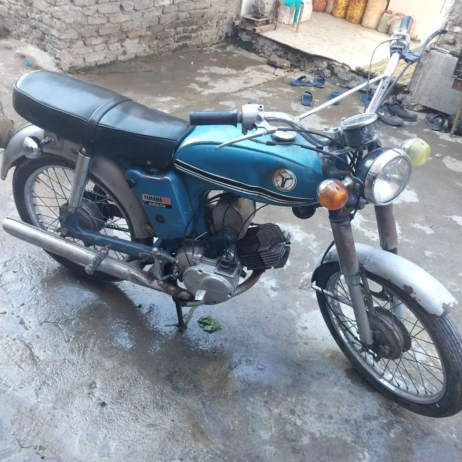 یاماها 100|موتورسیکلت|مزرعه کتول, |دیوار