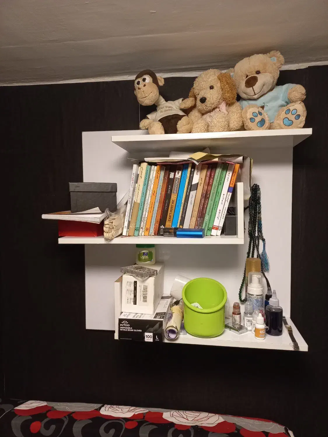 شلف دیواری|کتابخانه، شلف، قفسه‌های دیواری|رشت, اسماعیل آباد|دیوار