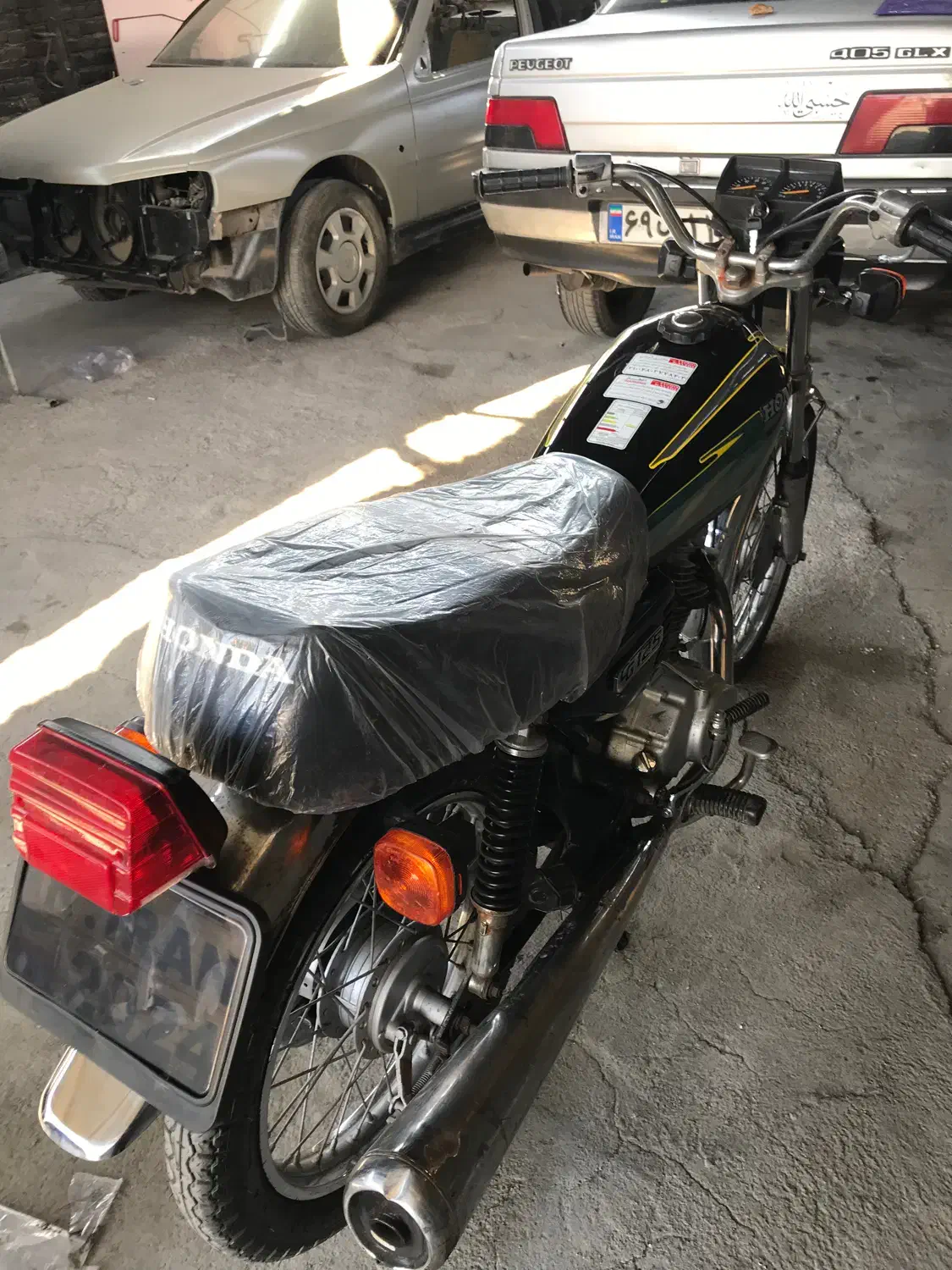 موتور ۱۲۵ مزایده سالم سالم|موتورسیکلت|ورامین, خیر آباد|دیوار