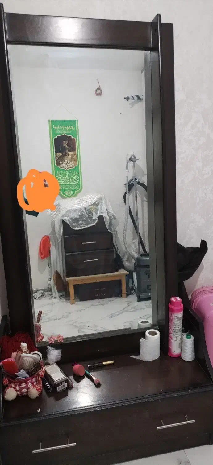 میز آرایش با آیینه|مبلمان خانگی و میز عسلی|اصفهان, سرتاوه|دیوار