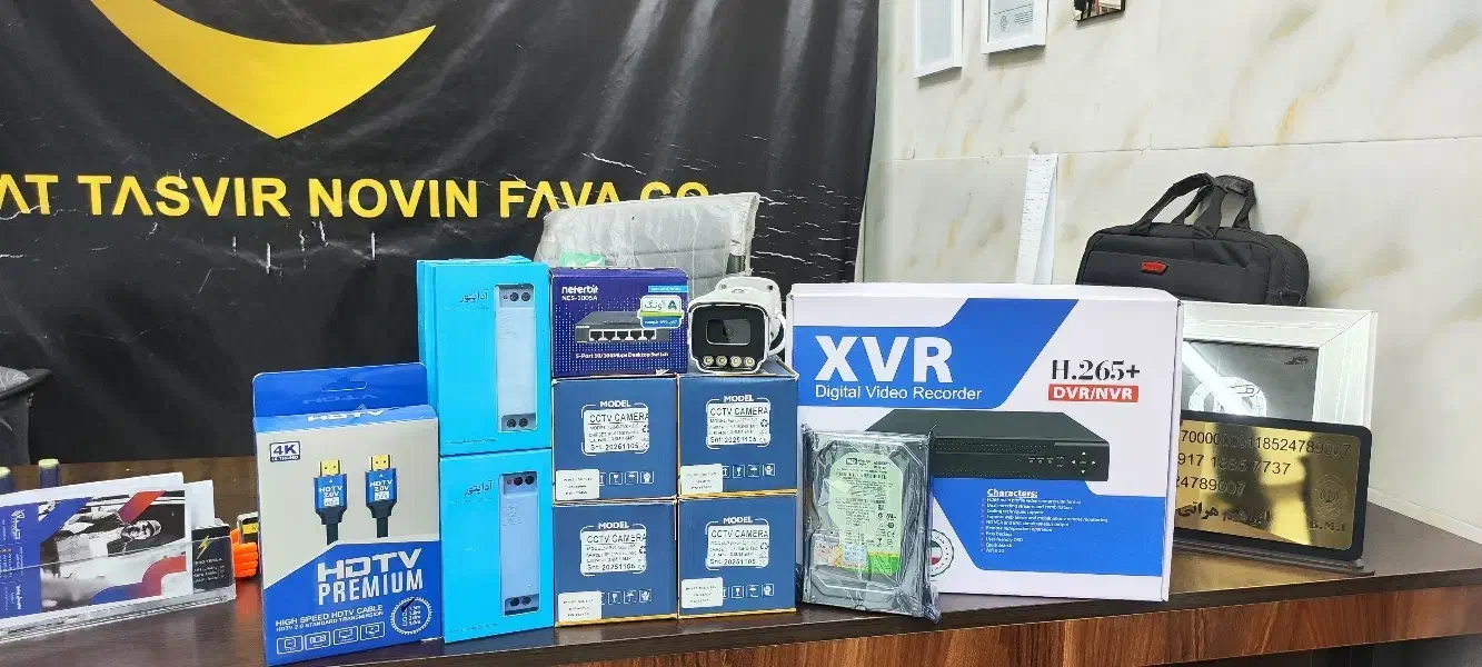 پک کامل دوربین تحت شبکه 5مگ میکروفن دار|دوربین مداربسته|پیشوا, |دیوار