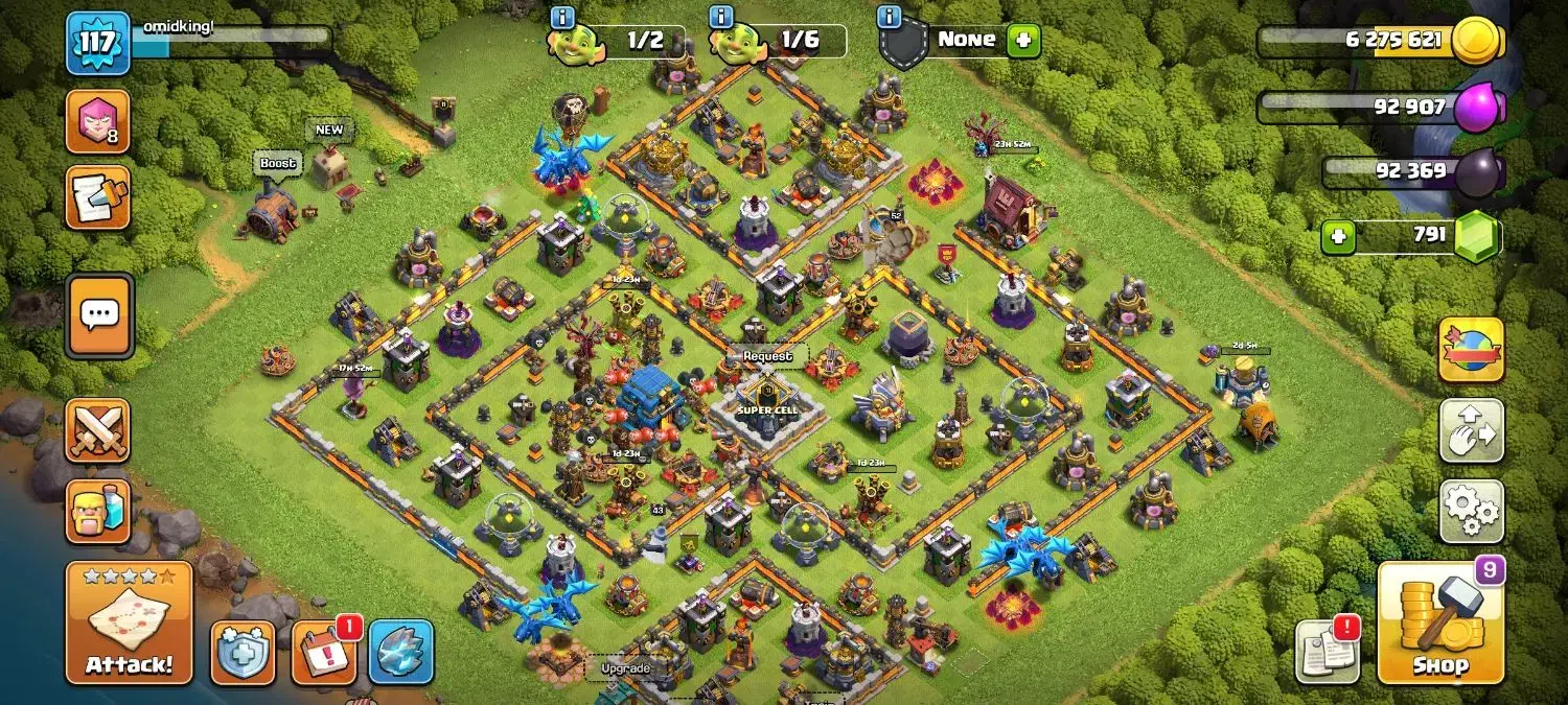 کلش آف کلنز|کنسول، بازی ویدئویی و آنلاین|مرودشت, مجد آباد|دیوار