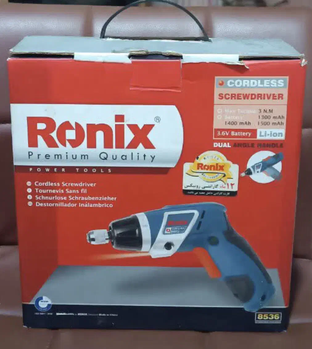 پیچ گوشتی شارژی تاشو رونیکس مدل 8536|ابزارآلات|تهران, حکیمیه|دیوار