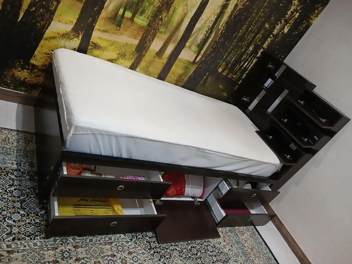 تخت یک نفره|تخت و سرویس خواب|اسلام‌شهر, شهرک واوان|دیوار