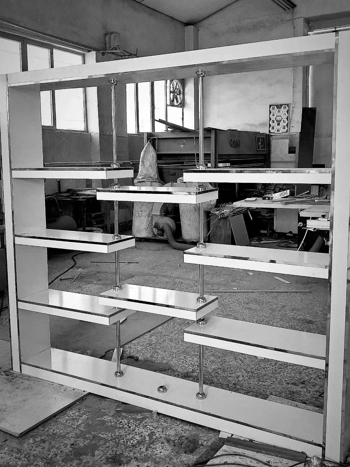 ساخت دکوری مغازه ، انواع دکور ، بوفه و استند|کتابخانه، شلف، قفسههای دیواری|زاهدان, |دیوار