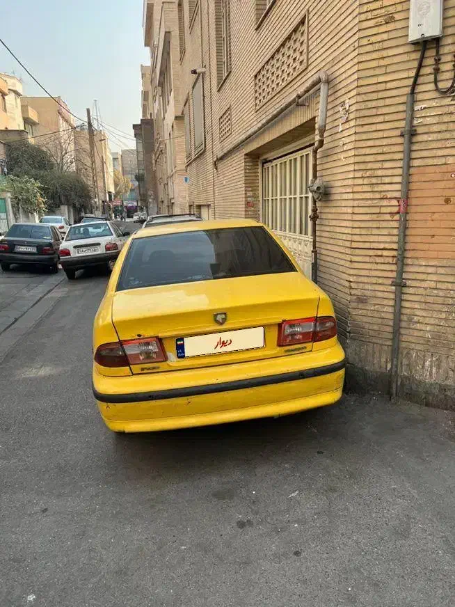 تاکسی سمند ع پلاک مدل ۹۵|خودرو سواری و وانت|تهران, خواجه نظام الملک|دیوار