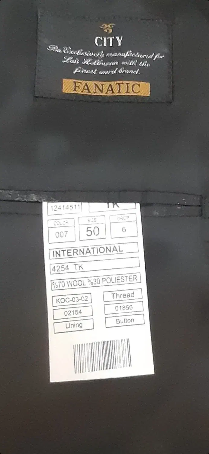 کت مشکی نو سایز ۵۰|لباس|پرند, فاز ۱|دیوار