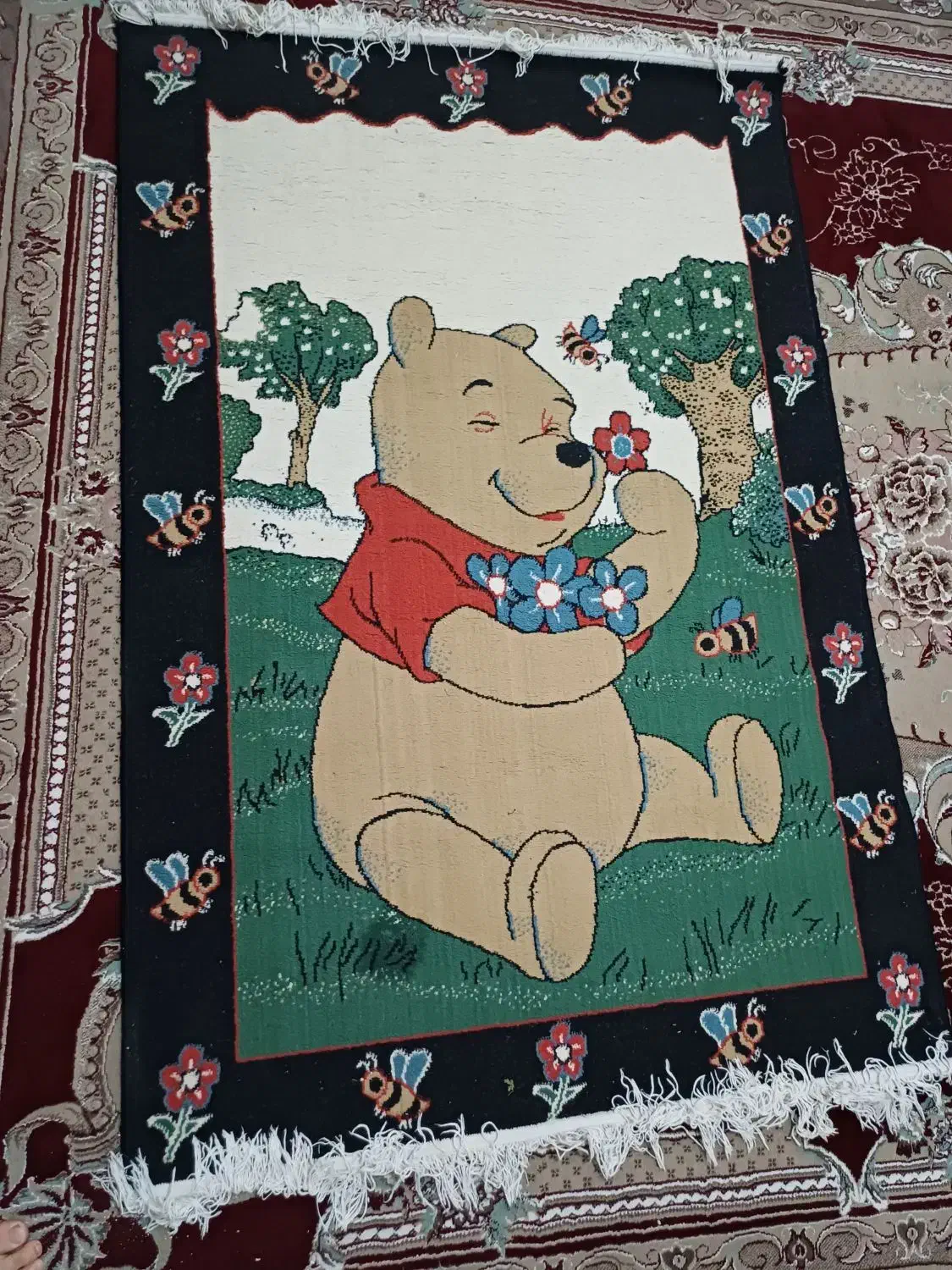 قالیچه|فرش|شیراز, شهرک کوشکک|دیوار