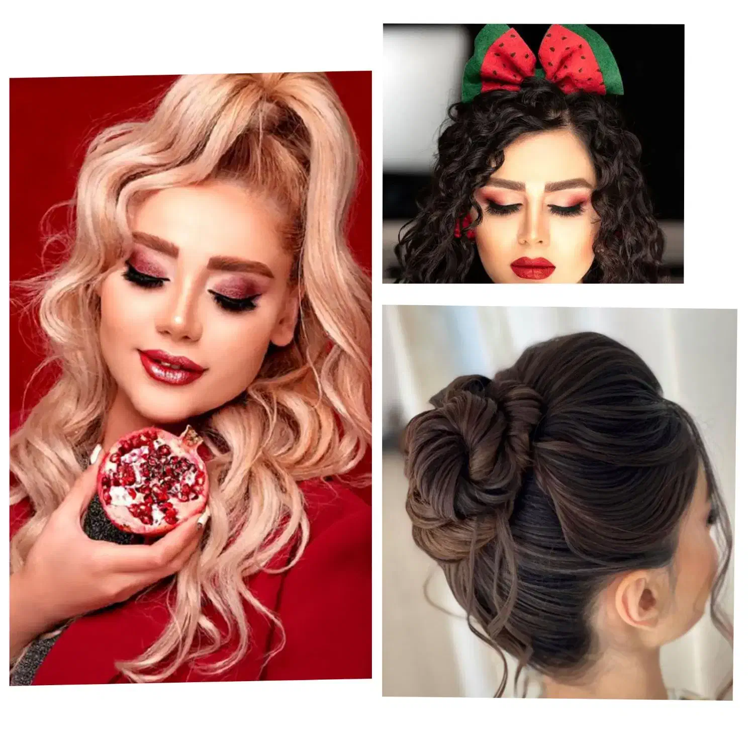 (توجه)شنیون مو۶۰٪تخفیف۳۰۰ت به مناسبت یلدادرنقده|خدمات آرایشگری و زیبایی|نقده, |دیوار