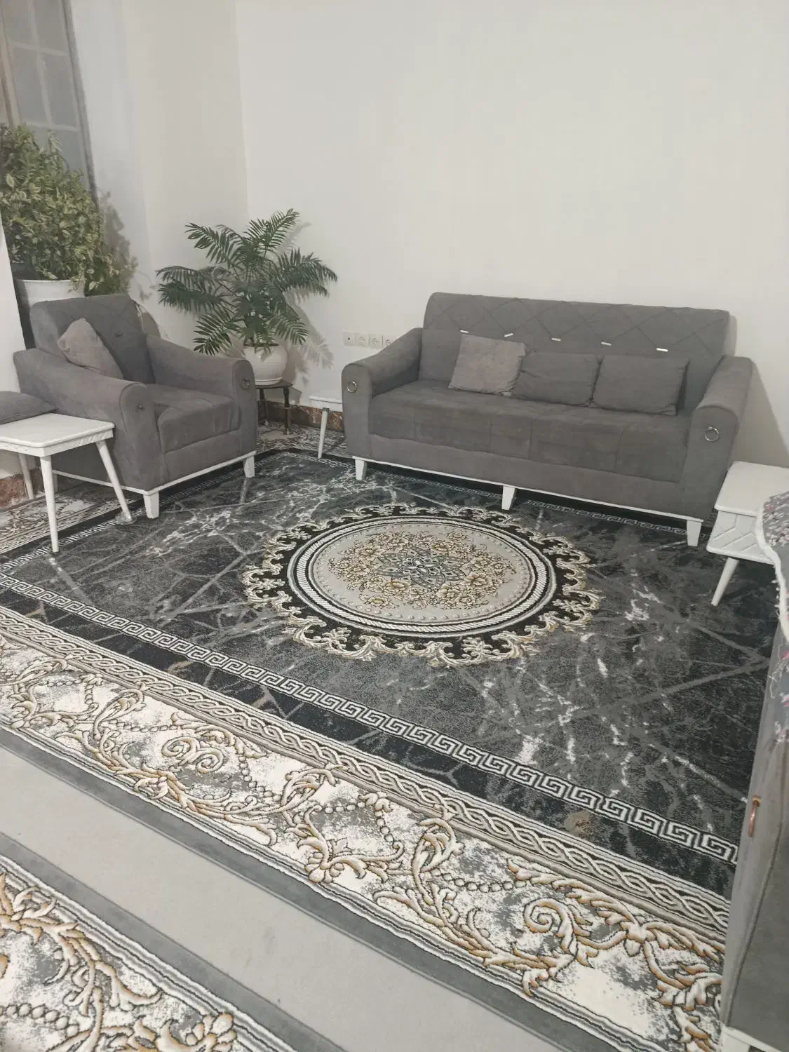 معاوضه با فروش فرش رنگ طوسی نونو|فرش|یاسوج, |دیوار