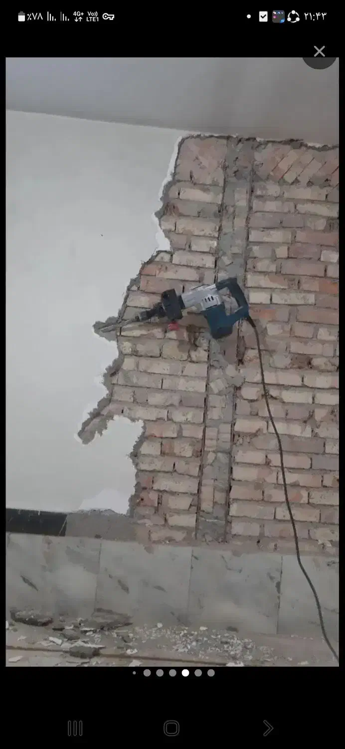 تخریب ساختمان کندکاری بااکیب کاربلد قیمت مناسب|خدمات پیشه و مهارت|اراک, |دیوار