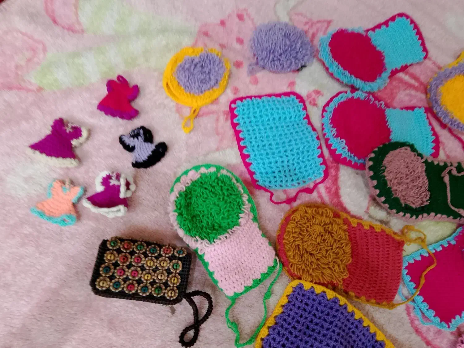 لیف وجاکلیددست بافت بزرگ کوچک برای بزرگان کودکان|صنایع دستی و سایر لوازم تزئینی|مشگین شهر, |دیوار