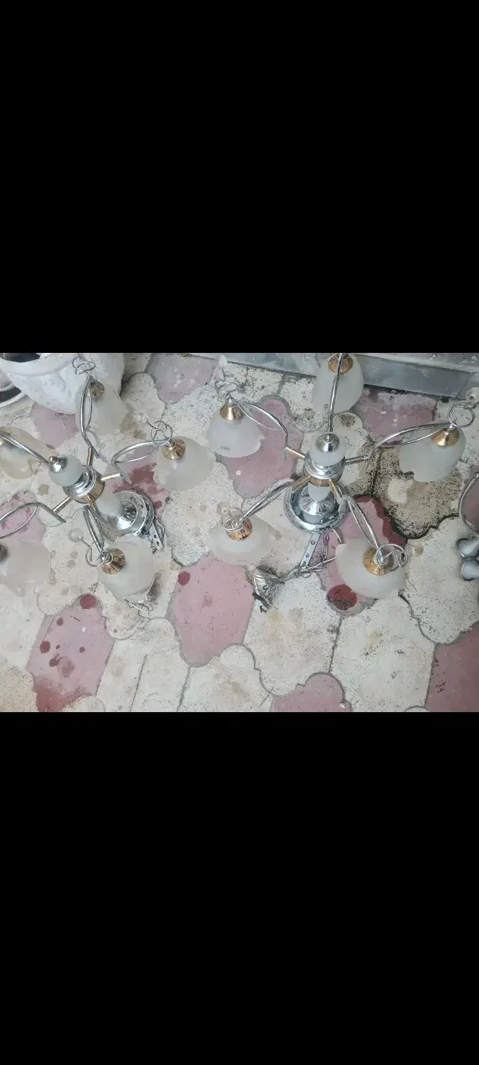 دوعددلوستر|لوستر و چراغ آویز|شیراز, نصر|دیوار