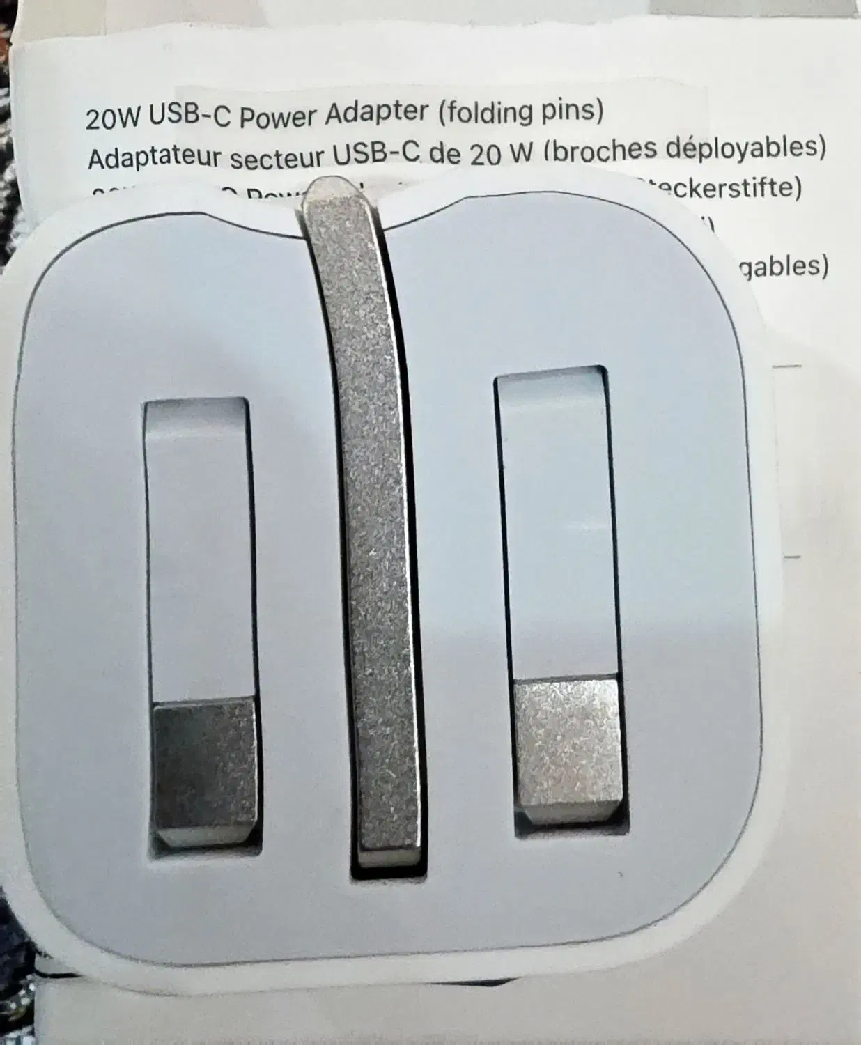 شارژر ۲۰ وات ایفون ۳ پین|لوازم جانبی موبایل و تبلت|شهرکرد, |دیوار