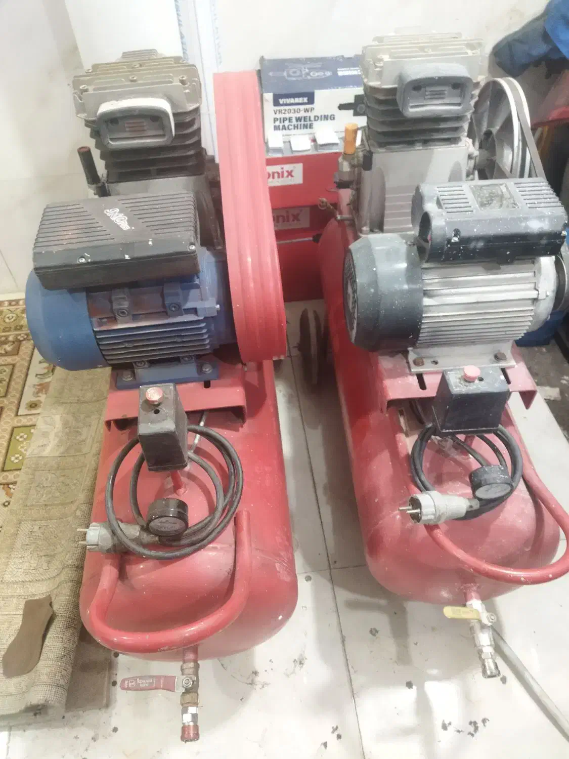 اجاره کرایه کمپرسور باد ،،پمپ باد،پیستوله ،میخکوب|خدمات پیشه و مهارت|شیراز, میانرود|دیوار