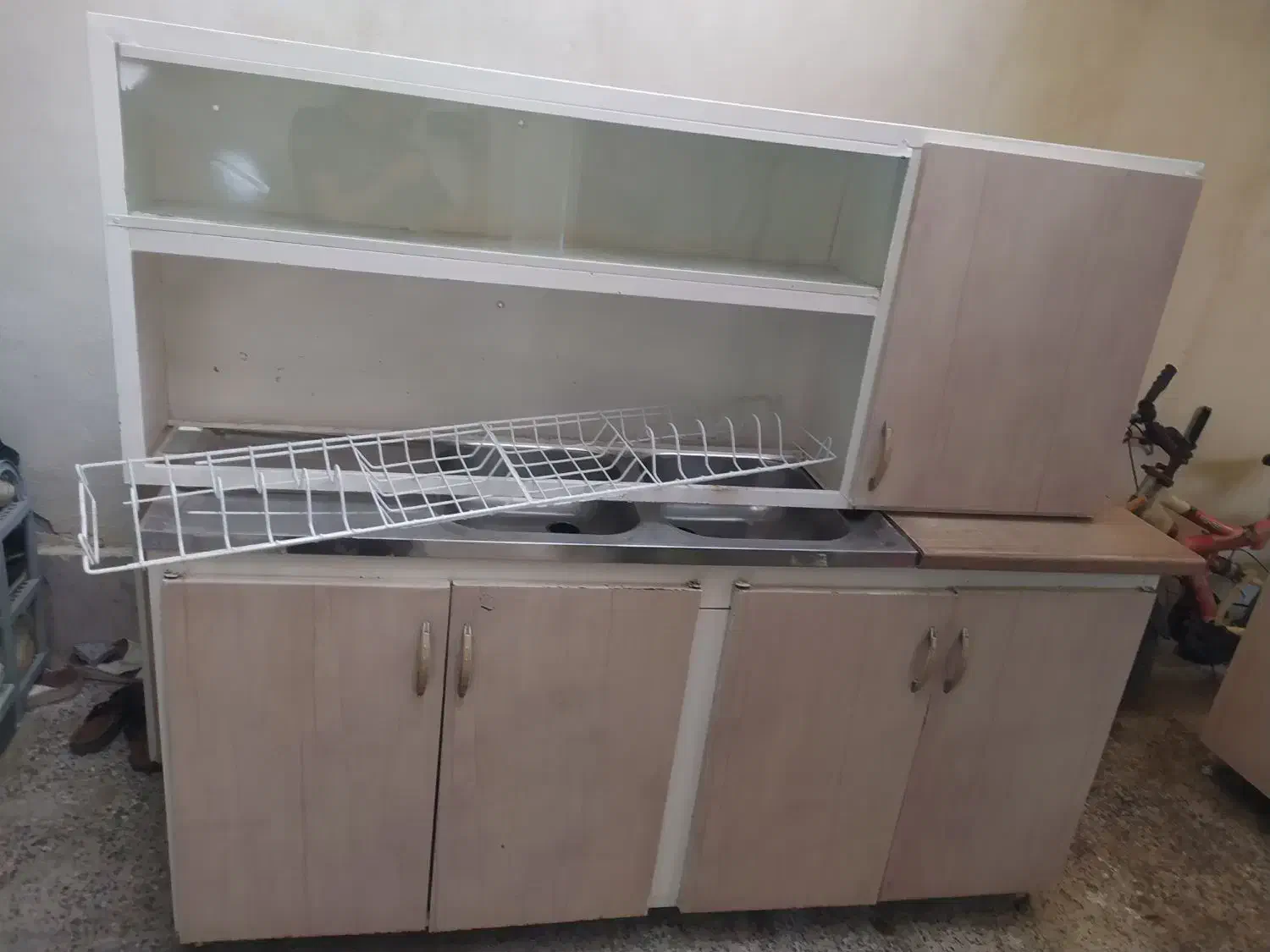 کابینت فلزی درجه یک|آب‌چکان و نظم‌دهنده ظروف|کنارک, |دیوار