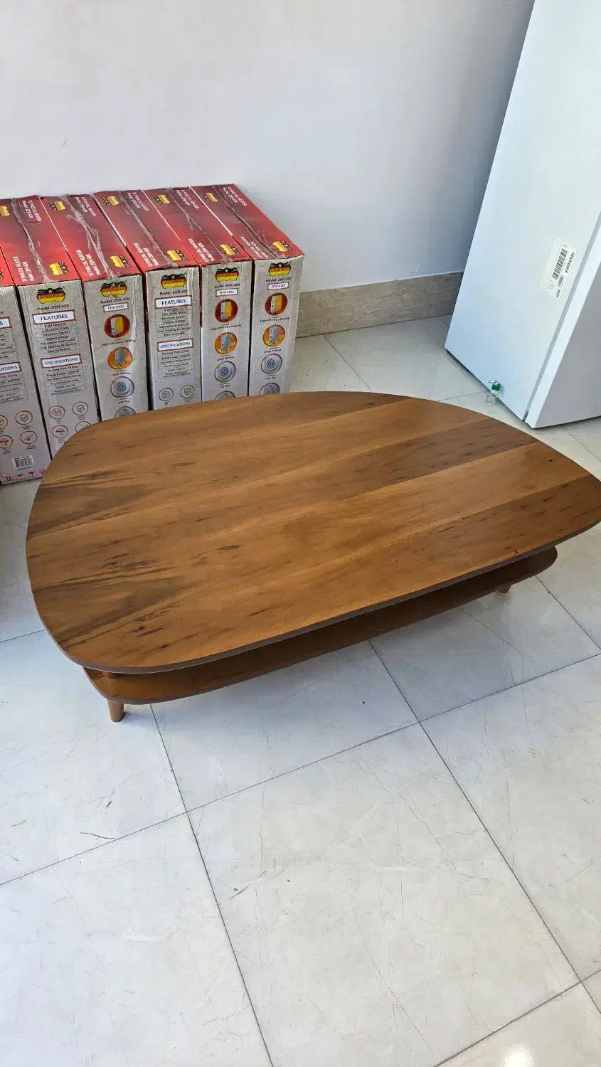 میز وسط مبل به همراه دو عدد عسلی تمام چوب شرکتی|مبلمان خانگی و میز عسلی|مشکین‌دشت, |دیوار