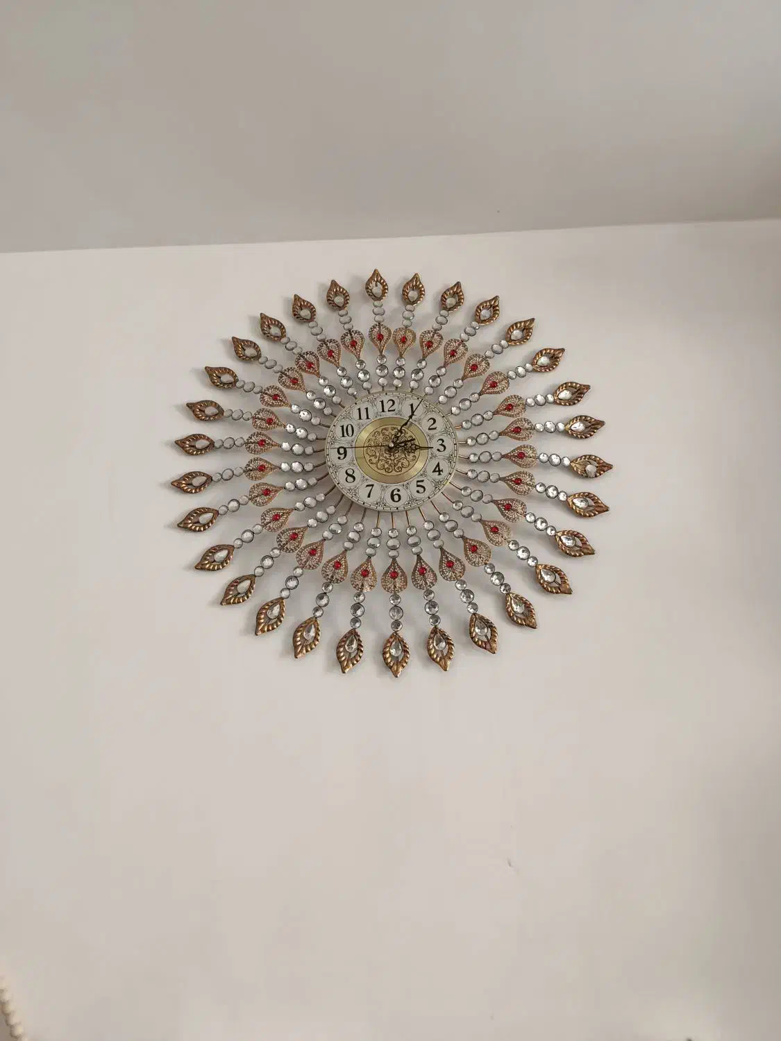 ساعت برنز خورشیدی در حد نو سالم|ساعت دیواری و تزئینی|تاکستان, |دیوار