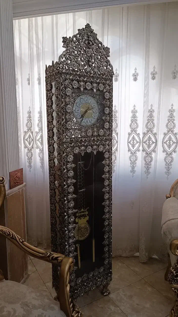 ساعت ایستاده طرح برنزی|مبلمان خانگی و میز عسلی|مشهد, سید رضی|دیوار