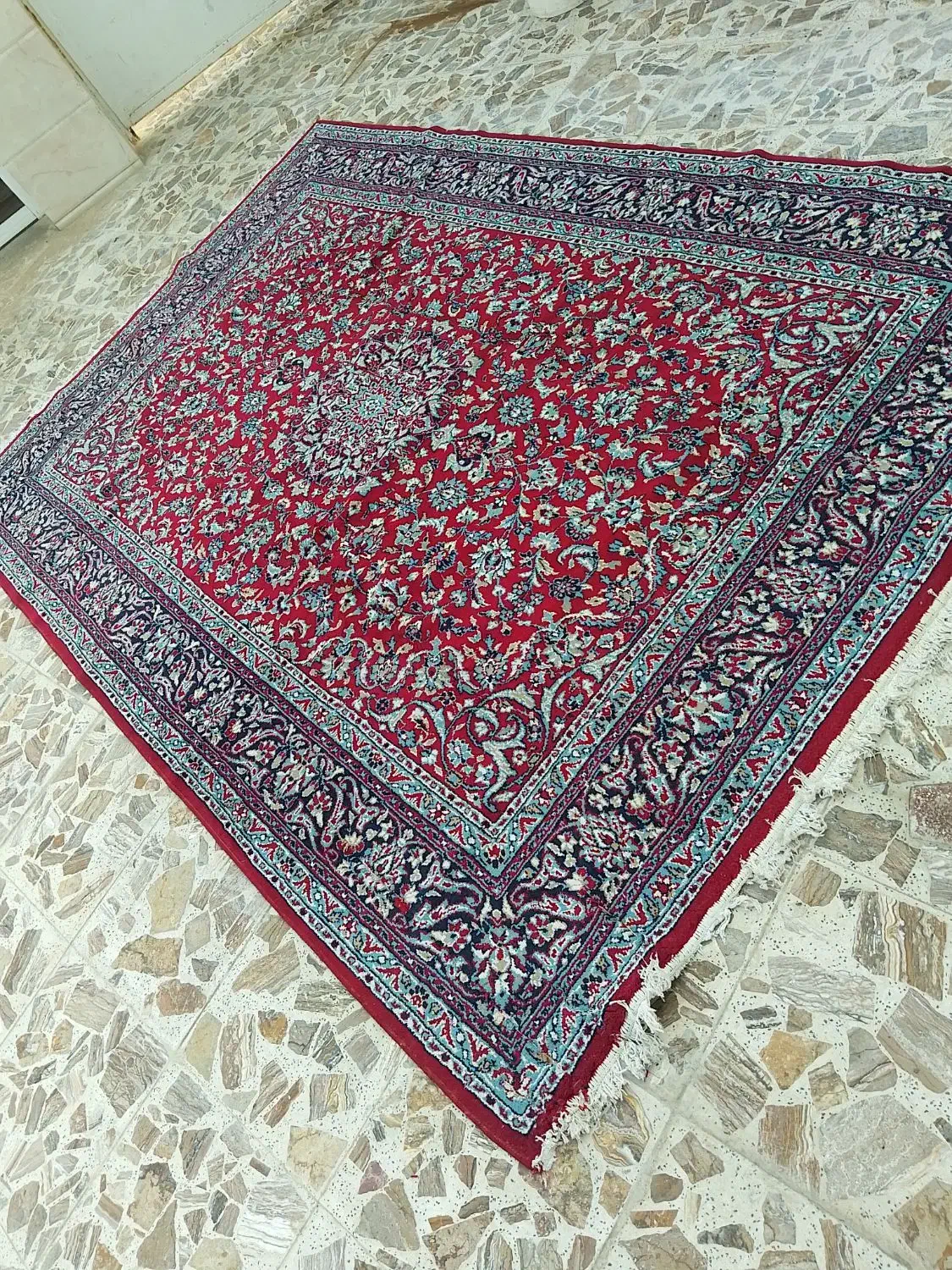 یک عدد قالی ۶ متری|فرش|خمام, |دیوار