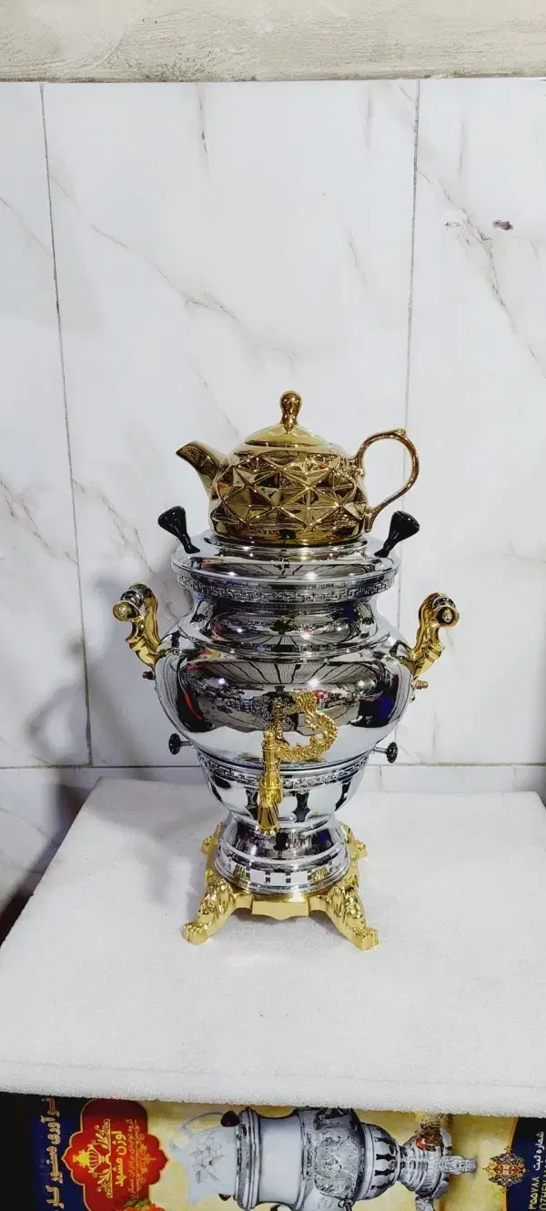 سماور سه گاره/سماورتمام برنجی/سماور رو گازی/سماور|سماور، چای‌ساز، قهوه‌ساز|مشهد, سیس‌آباد|دیوار