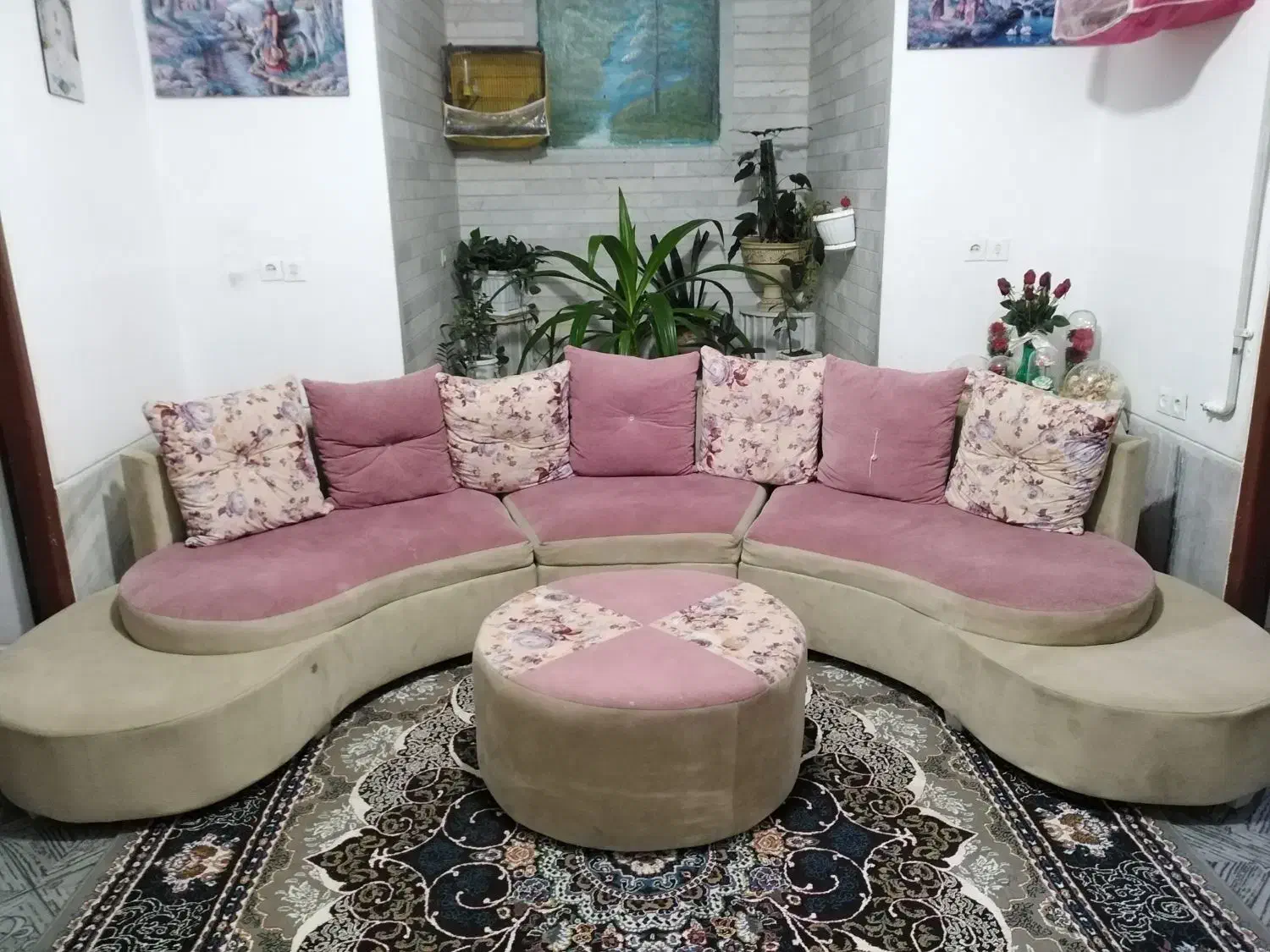 فروش مبل 7 نفره پازلی|مبلمان خانگی و میز عسلی|فسا, |دیوار