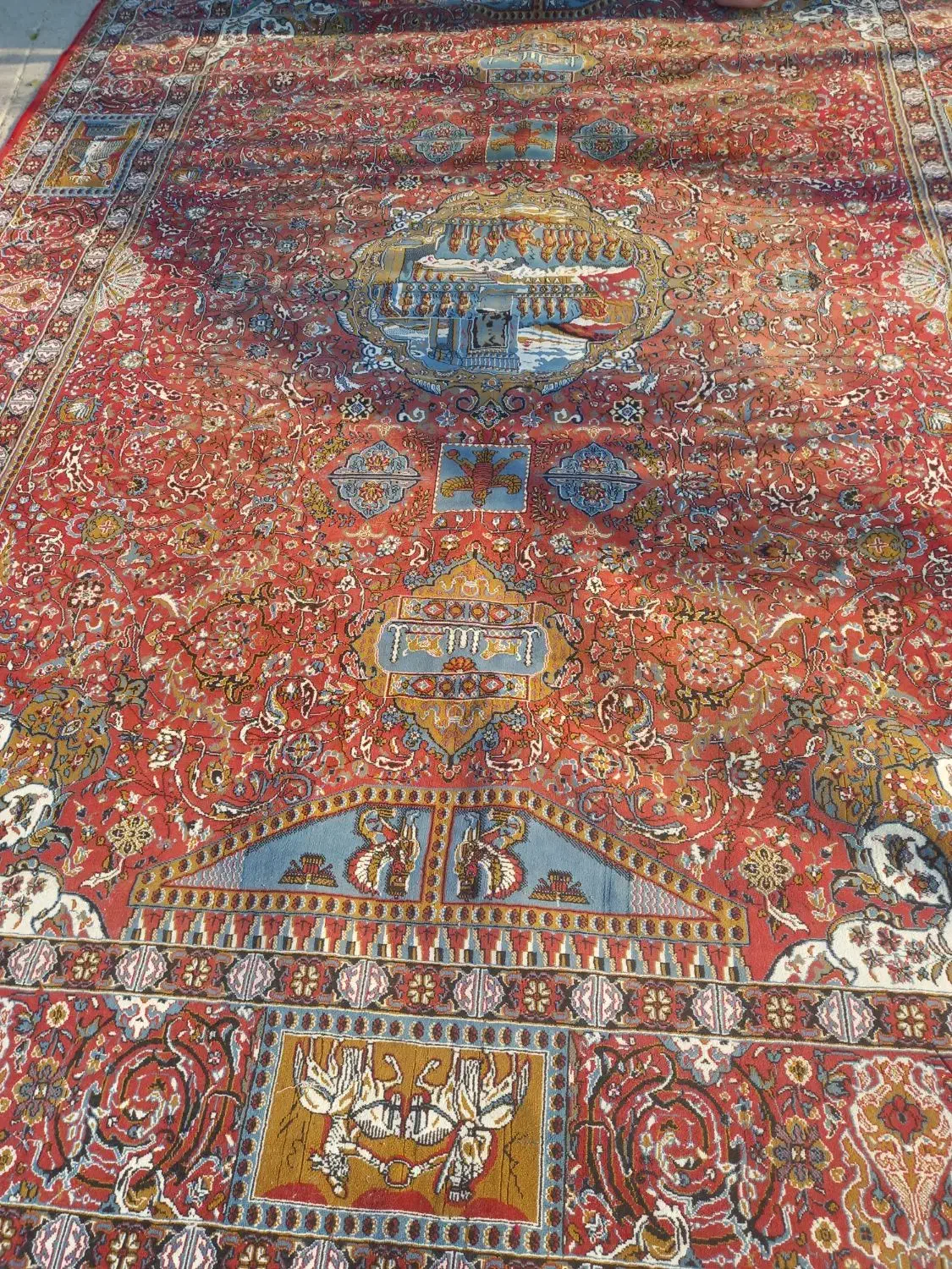 قالی|فرش|خورموج, |دیوار