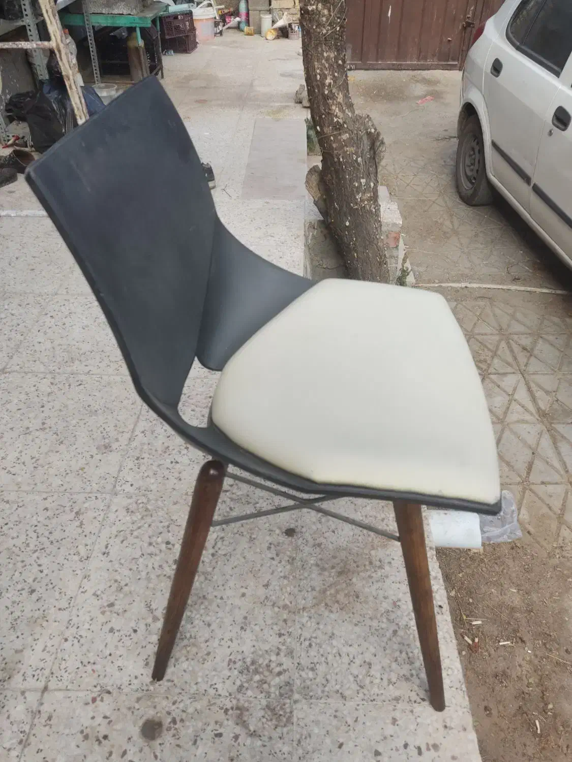 صندلی پایه چوبی|میز و صندلی غذاخوری|کرمان, |دیوار