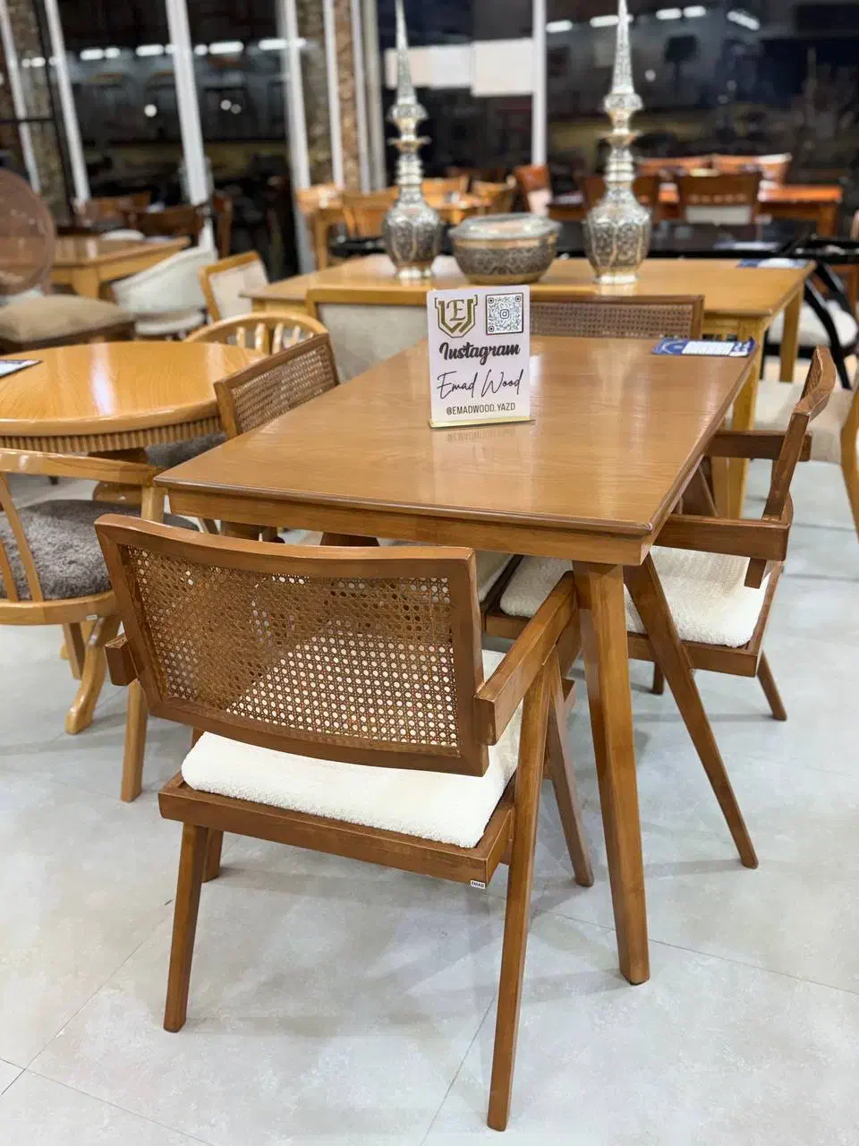 ناهارخوری حصیری فروشگاه عماد|میز و صندلی غذاخوری|یزد, |دیوار