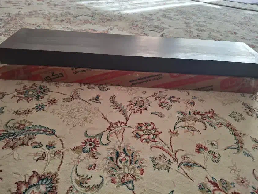 شلف قهوه ای چوبی نو نو|کتابخانه، شلف، قفسه‌های دیواری|سبزوار, عظیمیان|دیوار