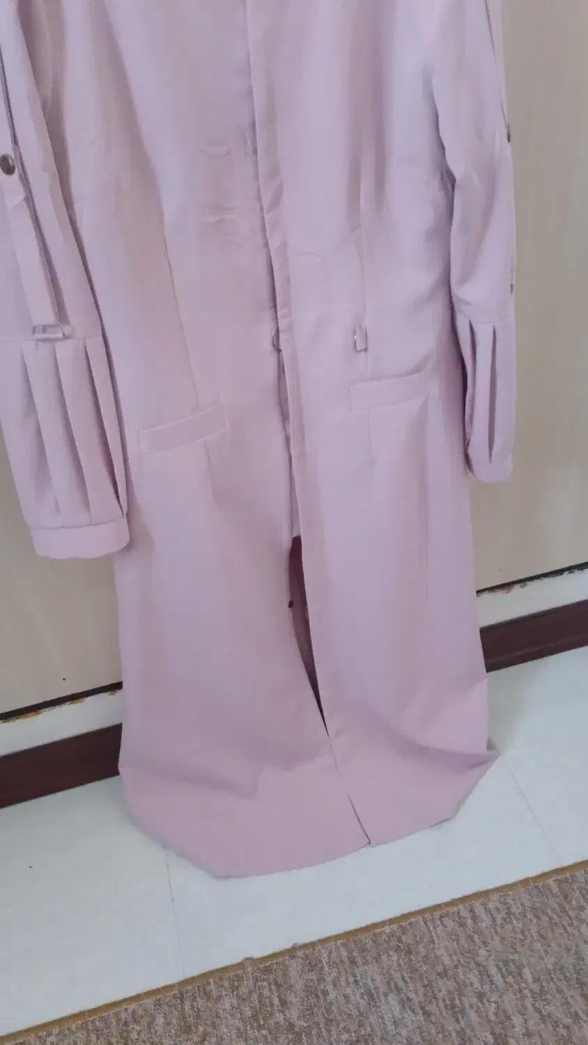 مانتو صورتی بلند سایز ۴۴|لباس|قم, شاه احمد قاسم|دیوار