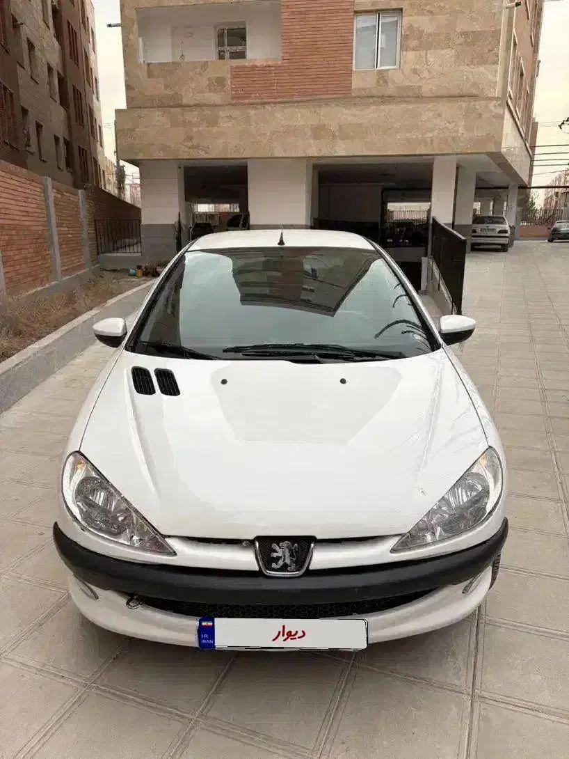 پژو ۲۰۶ sd سفید|خودرو سواری و وانت|مشهد, الهیه|دیوار