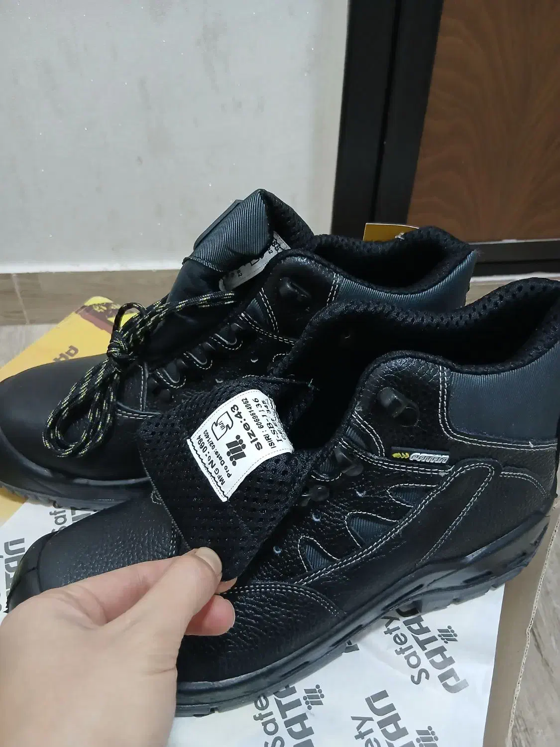 کفش ایمنی پاتن ۲عدد چرم گاوی|کیف، کفش، کمربند|تبریز, |دیوار