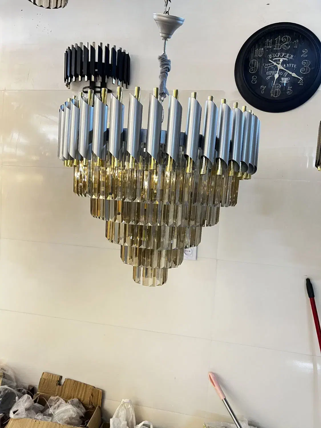 تولیدی لوستر سانتی|لوستر و چراغ آویز|مشهد, خواجه ربیع|دیوار