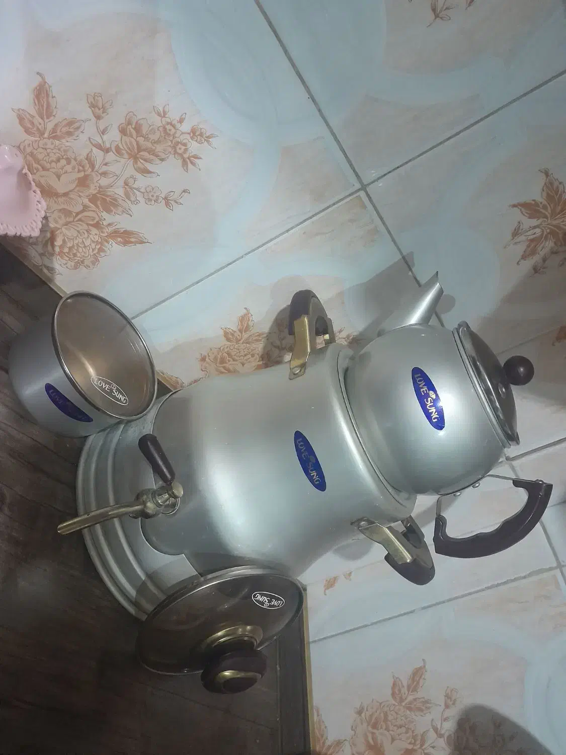 کتری قوری ست کامل|قوری، کتری، قهوهساز دستی|نسیمشهر, |دیوار