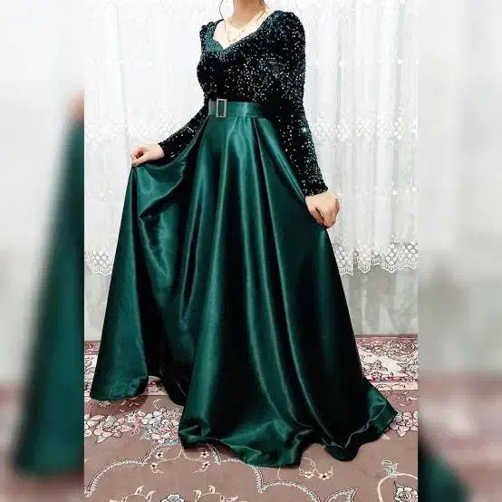 ماکسی مجلسی سبز|لباس|خرمآباد, |دیوار